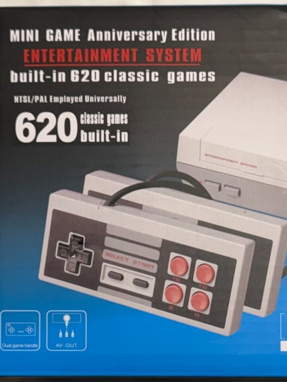 Mini 620 Game Anniversary Edition Built‑In Games – Brand New ##206216926783